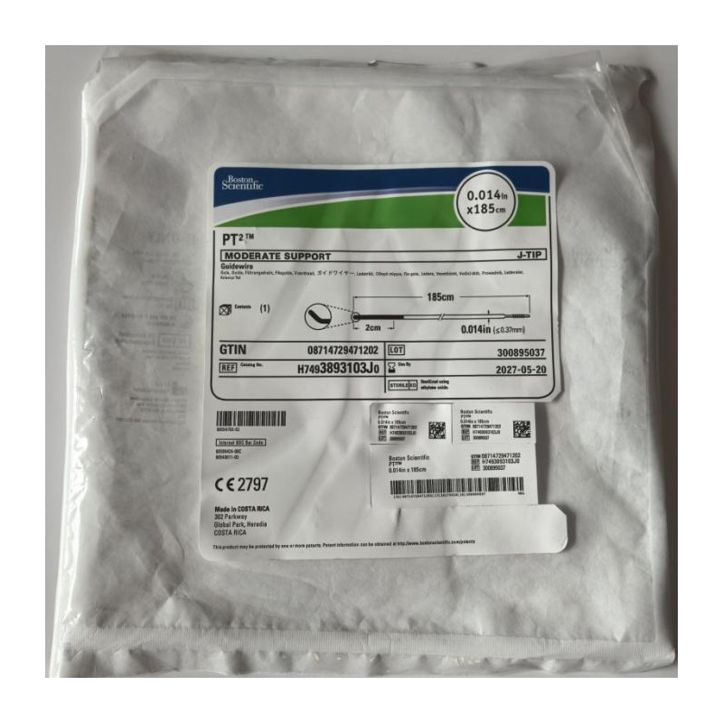 Boston PT2 mid-strength daily interventional guidewire