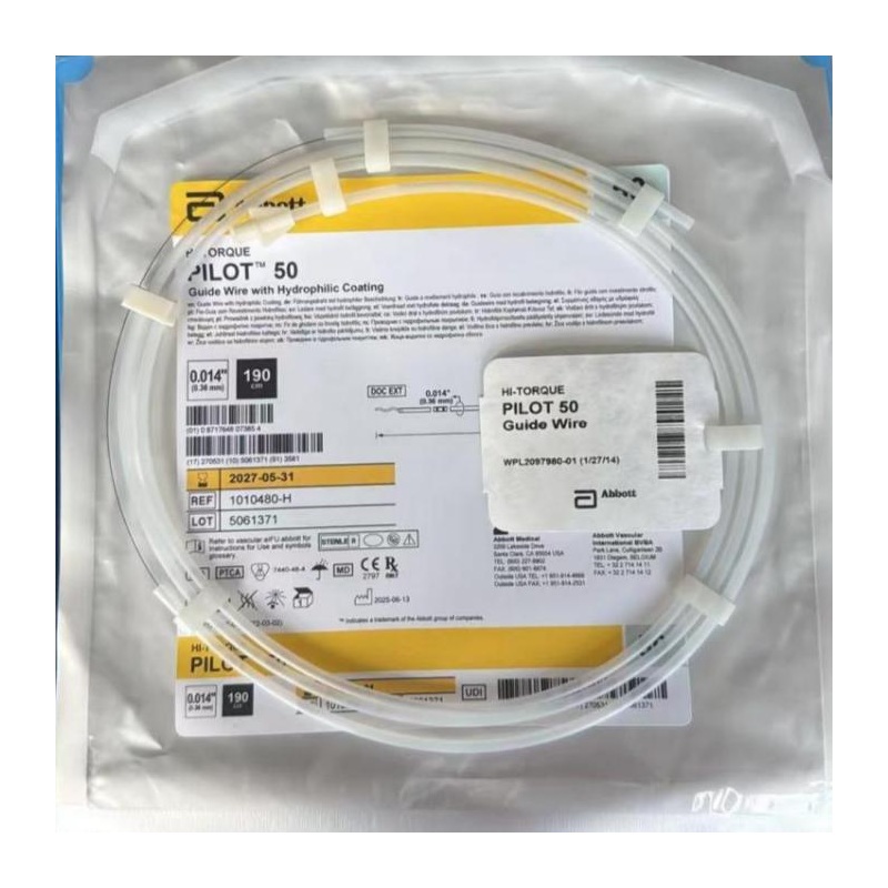 Abbott HI-TORQUE PILOT 50 1.3g low tip load coronary guidewire